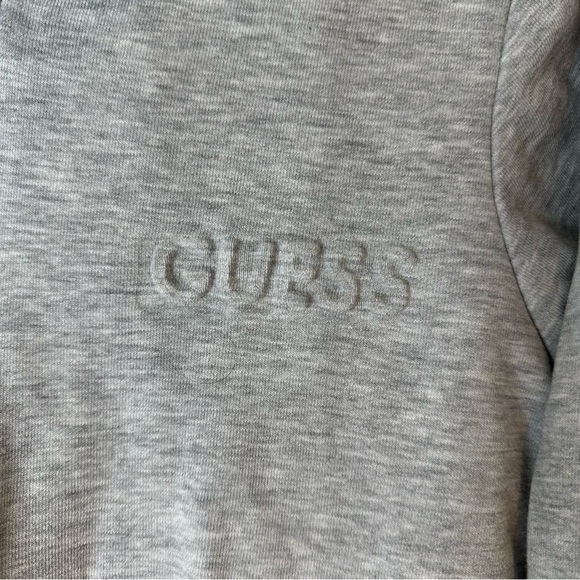 Guess Grey full zip cropped Top - Picture 2 of 8
